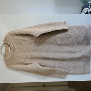 English Factory cozy roundneck sweater dress